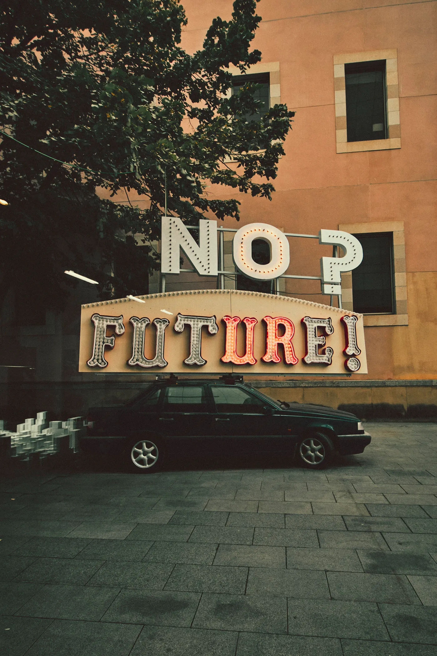 No future sign barcelona